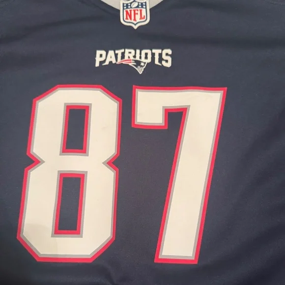 Official NFL Patriots #87 Gronkowski “Gronk” jersey. Size XXL - Picture 1 of 9